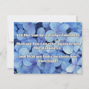 Carte Postale Empath Shine Positive Encouragement Citation