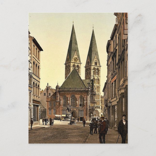 Carte Postale Empereur William's Place, Brême, Allemagne classiq (Devant)