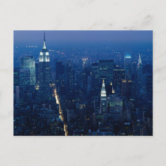 Carte Postale Empire State Building la nuit