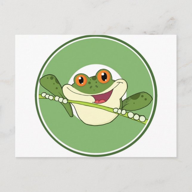 Carte Postale Emplacement de grenouille (Devant)
