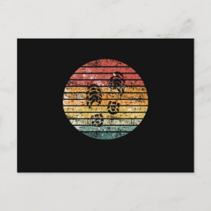 Carte Postale Empreinte de Randonnée