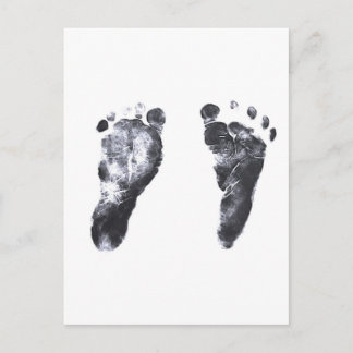 Carte Postale Empreintes bébé
