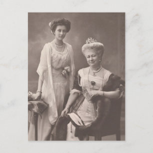 Carte Postale EMPRESS de l'Allemagne & fille #042D