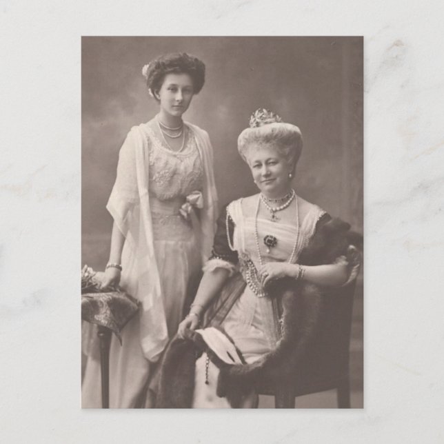 Carte Postale EMPRESS de l'Allemagne & fille #042D (Devant)