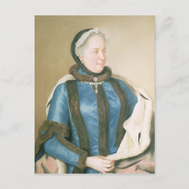 Carte Postale Empress Maria Theresa d'Autriche, c.1770 (Devant)