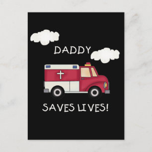 Carte Postale EMT Daddy Sauve des T-shirts et des cadeaux