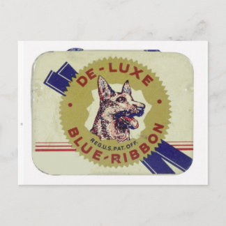 Carte postale en boîte de conserve