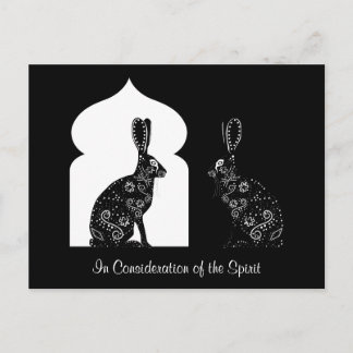 CARTE POSTALE EN CONSIDÉRATION DE L'ESPRIT