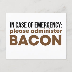 Carte Postale En Coque D'Urgence S'Il Vous Plaît Administrer Bac