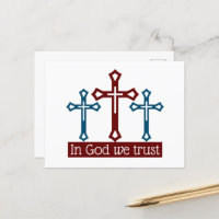 En Dieu, nous faisons confiance, Crucifix