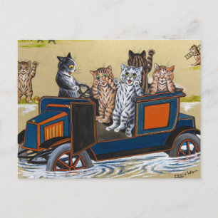 Carte Postale En eau profonde par Louis Wain