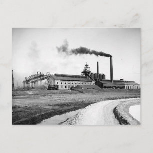 Carte postale en fer et en acier de Détroit 1903