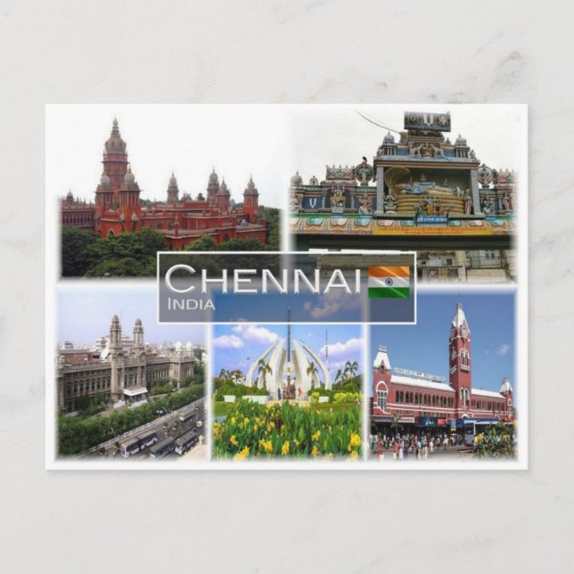 Carte Postale EN Inde - Chennai - (Devant)