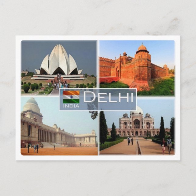 Carte Postale EN Inde - Delhi - (Devant)