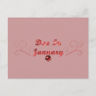 Carte Postale En Janvier