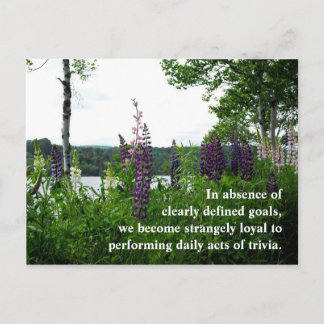 Carte Postale En l'absence d'objectifs clairement définis, w...