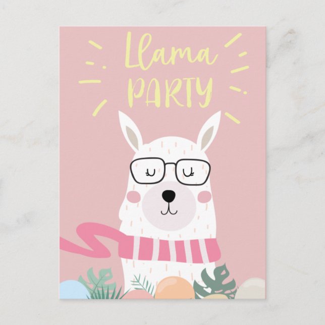 Carte postale en lama (Devant)