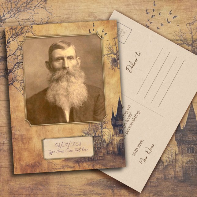 Carte Postale En mémoire de grand-père grand-mère Vieux mode (Créateur téléchargé)
