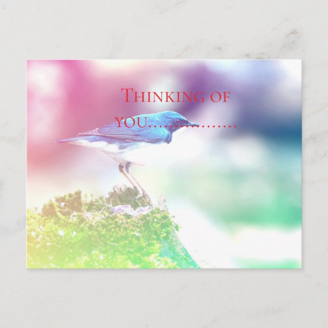 Carte Postale En pensant à toi............ (Devant)