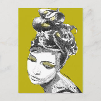 Carte Postale En pensant à toi...