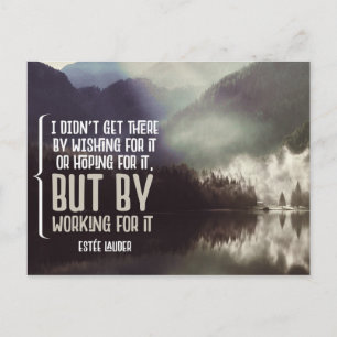 Carte Postale En Travaillant Pour Elle