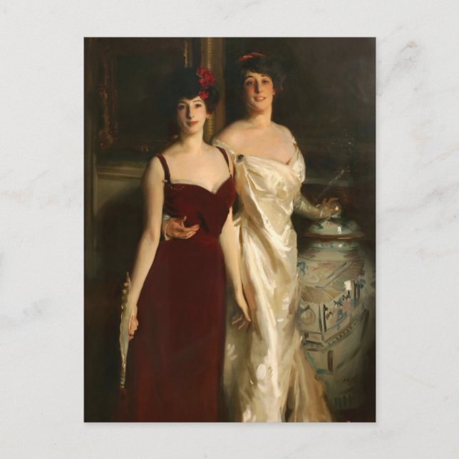Carte Postale Ena et Betty Daughters par John Singer Sargent (Devant)