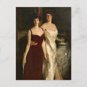 Carte Postale Ena et Betty filles par John Singer Sargent