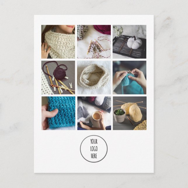 Carte Postale Encart de colisage pour boutique artisanale : Coll (Devant)