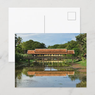 Carte Postale Enchanted Reflections: Bridges of Siem Reap