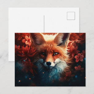 Carte postale Enchanted Whispers of the Fox