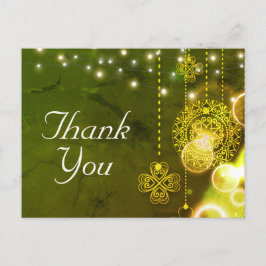 Carte Postale Enchanter des Clovers celtiques et des Mercis lumi