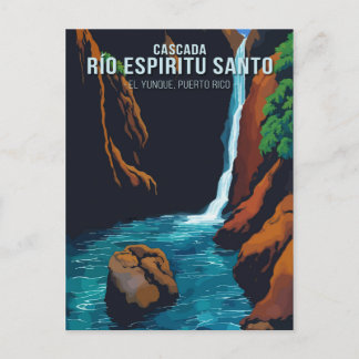 Carte Postale Enchanting Espiritu Santo River Waterfall