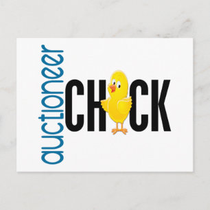 Carte Postale Enchère Chick