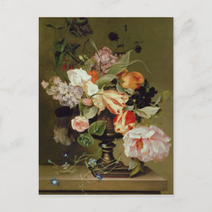 Carte Postale Encore la vie avec des fleurs