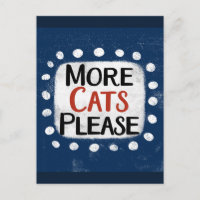 Carte postale : Encore plus de chats svp