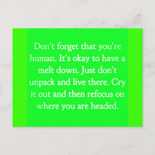 CARTE POSTALE ENCOURAGEMENT CITATIONS CONSEIL CHOIX MOTIVÉS D