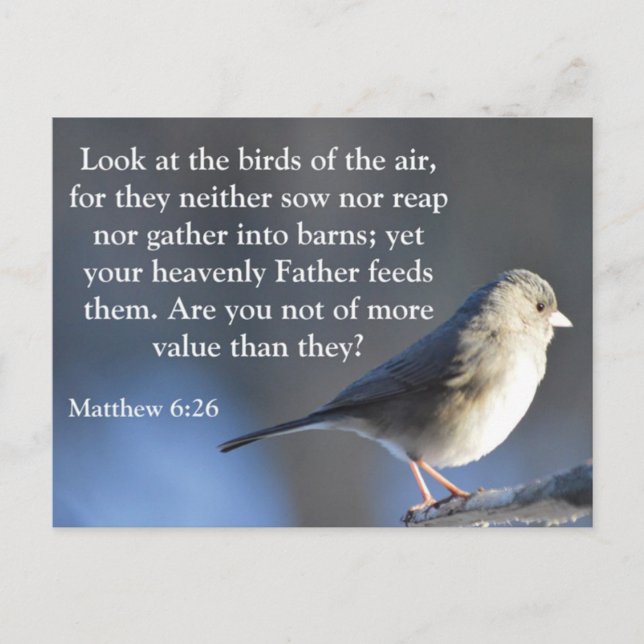 Carte postale Encouragement religieux (Devant)