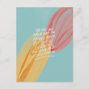 Carte Postale Encourager les citations pour les femmes