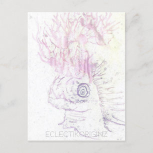 Carte postale Encre magique