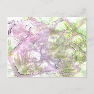 Carte postale Encre magique