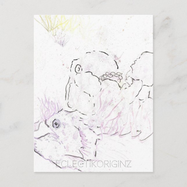 Carte postale Encre magique (Devant)