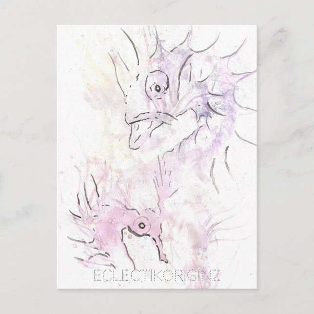 Carte postale Encre magique (Devant)