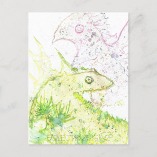 Carte postale Encre magique