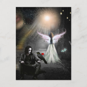 Carte Postale Endless Love Crow and Angel