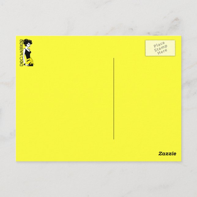 Carte postale ENDO WARRIOR (Dos)