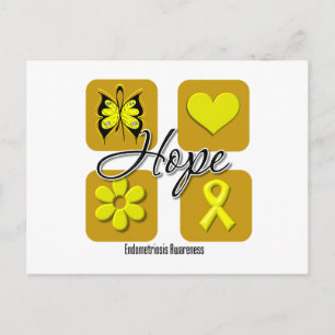 Carte Postale Endometriose Hope Love Inspire la sensibilisation