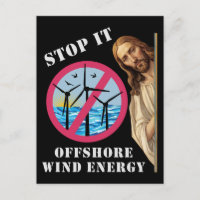 Énergie éolienne offshore Arrêtez Jésus