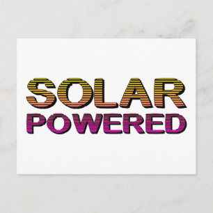 Carte Postale énergie solaire