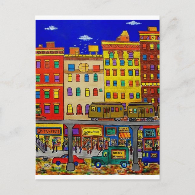 Carte Postale Enfance Bronx 6 par Piliero (Devant)