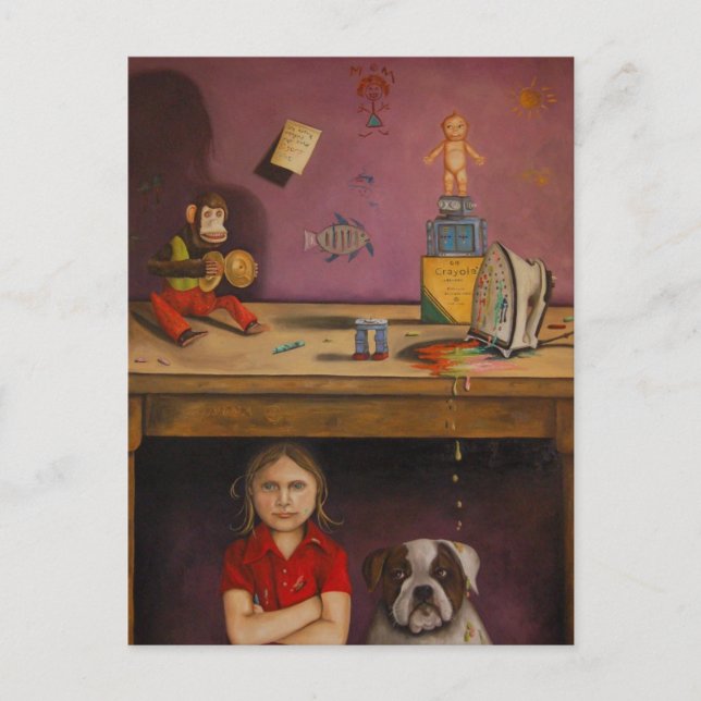 Carte Postale Enfant coquin (Devant)